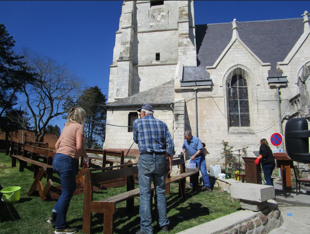 Bancs Eglise Avril 2025