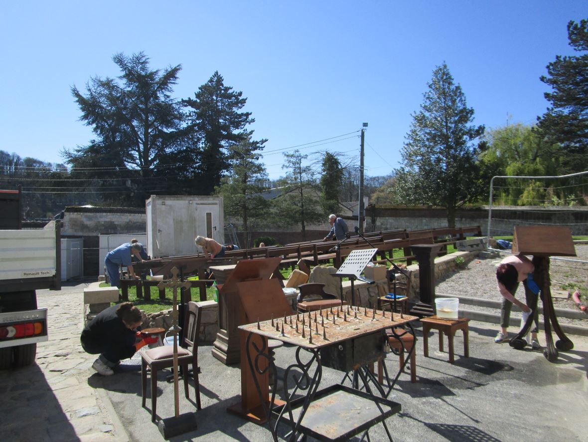Bancs Eglise Avril 2025