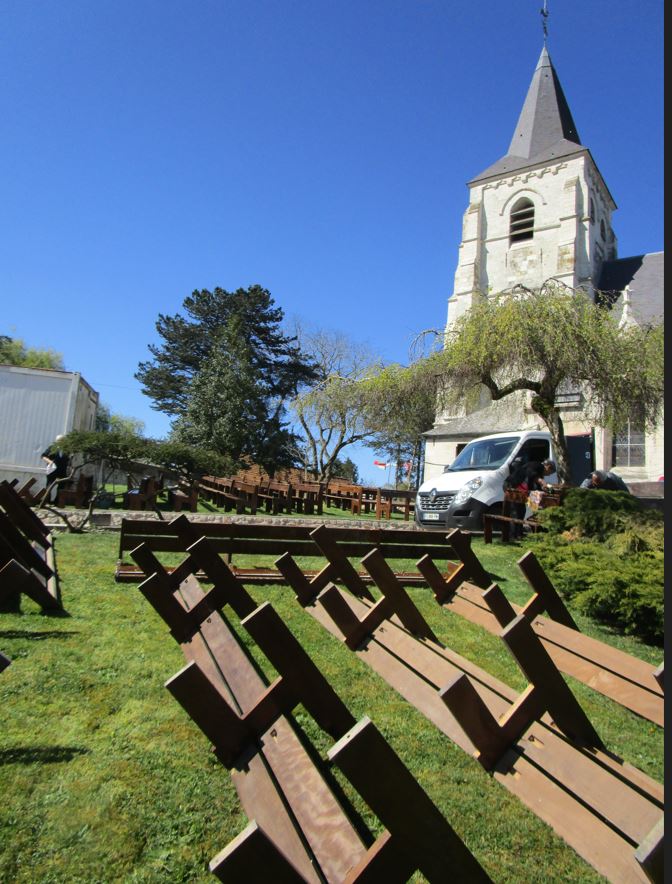 Bancs Eglise Avril 2025
