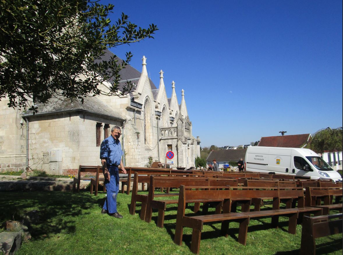 Bancs Eglise Avril 2025