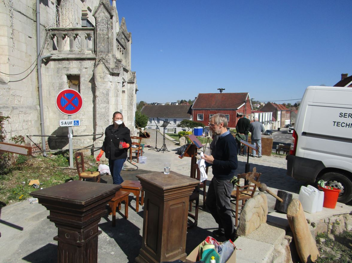 Bancs Eglise Avril 2025