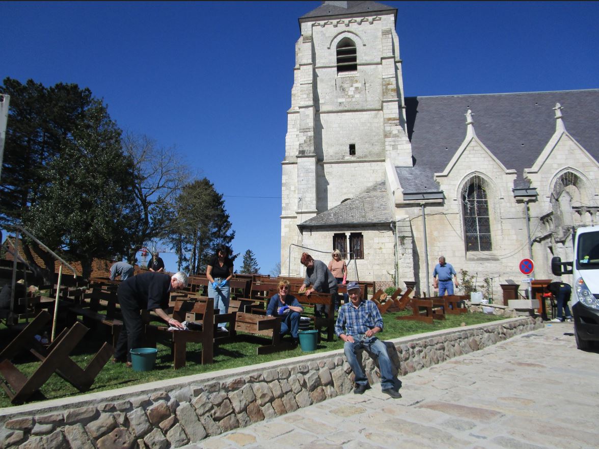 Bancs Eglise Avril 2025
